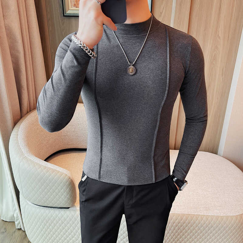 Oliver | Slim Fit Randig Långärmad T-shirt för Vår och Höst 1