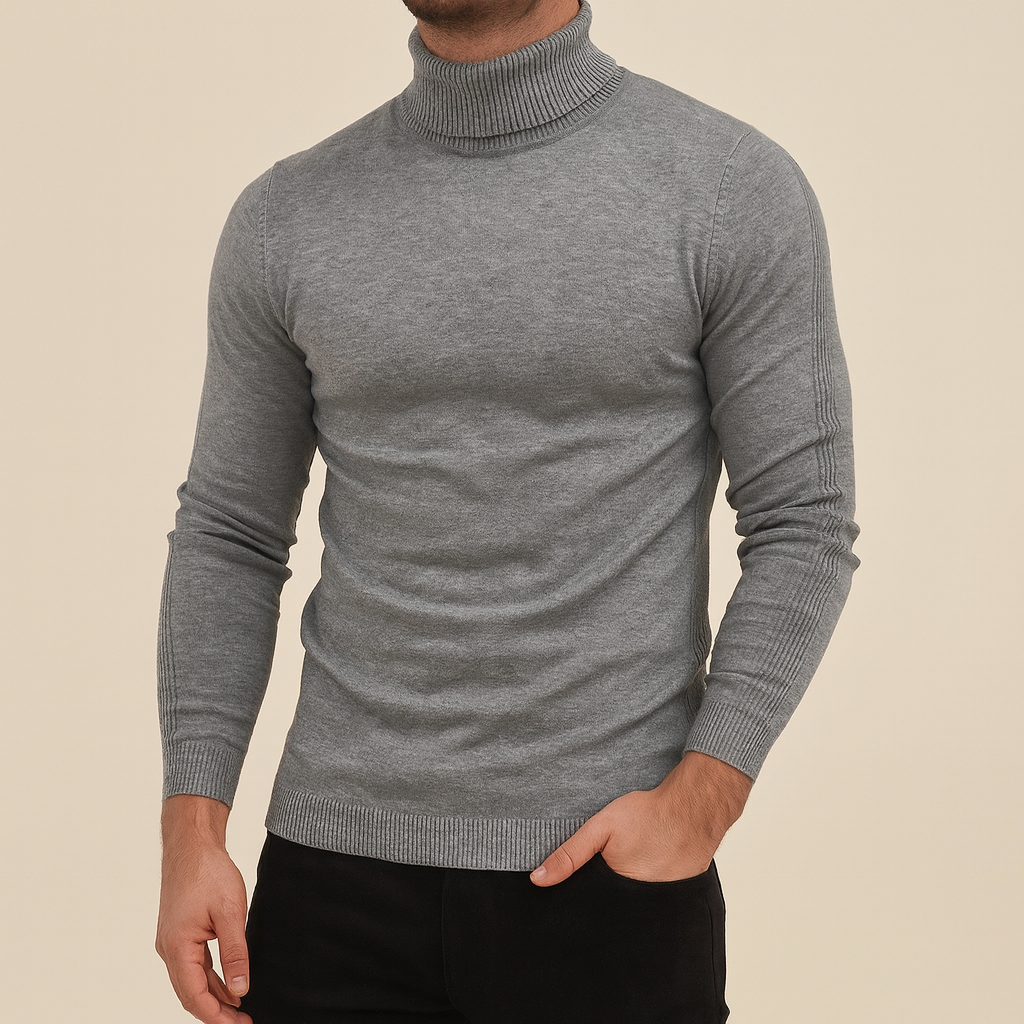 Oliver | Slim Fit Stickad Polotröja Dam för Kalla Månader 0