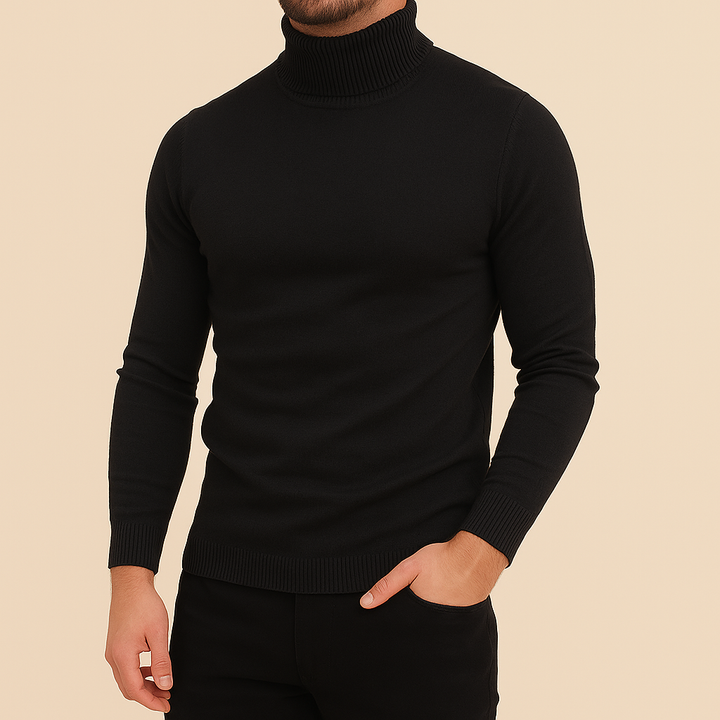 Oliver | Slim Fit Stickad Polotröja Dam för Kalla Månader 4