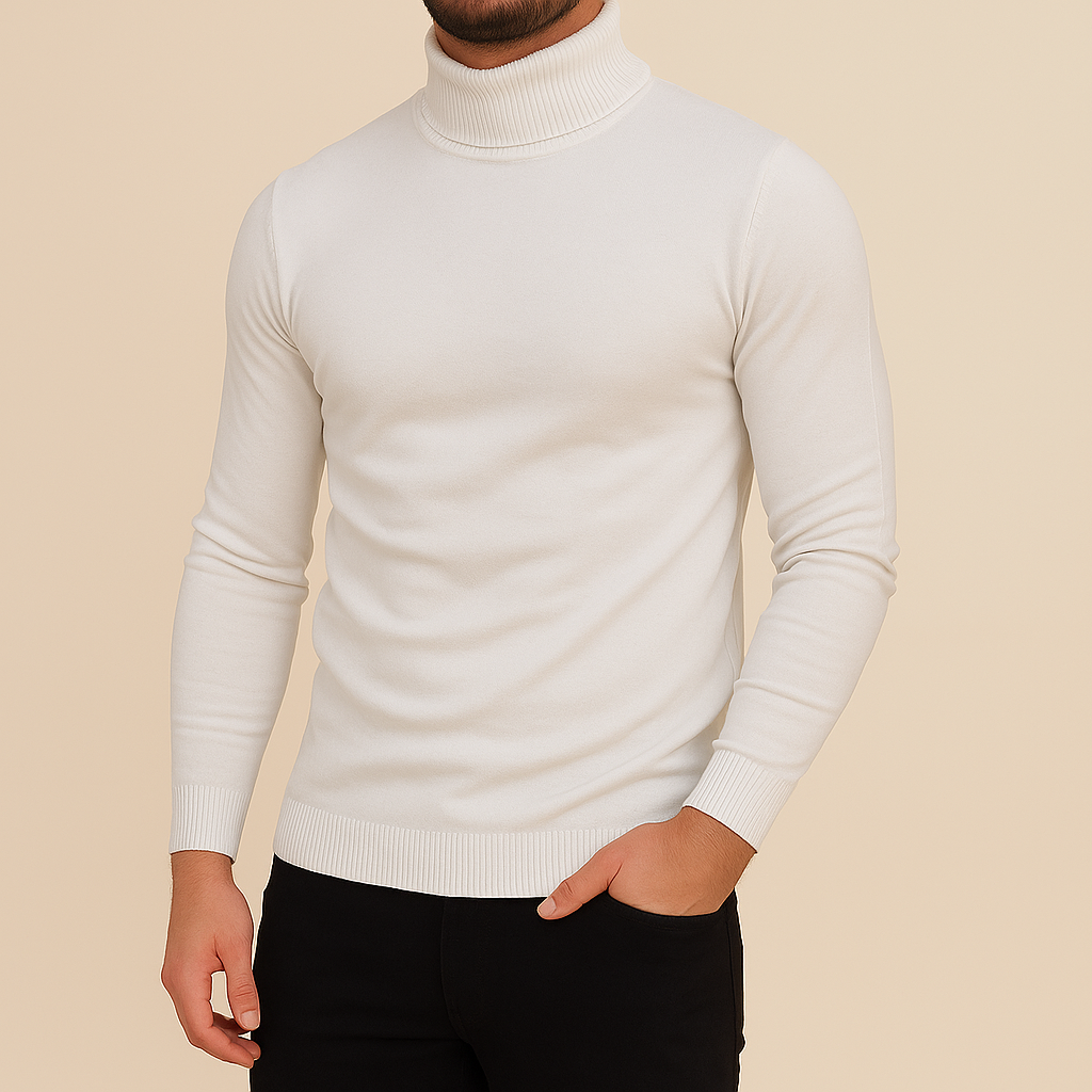Oliver | Slim Fit Stickad Polotröja Dam för Kalla Månader 6