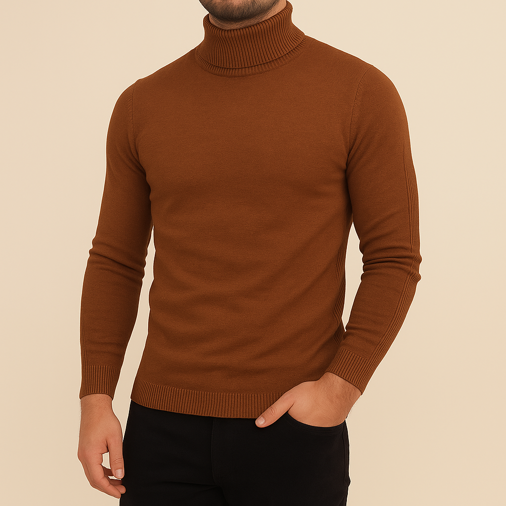 Oliver | Slim Fit Stickad Polotröja Dam för Kalla Månader 7