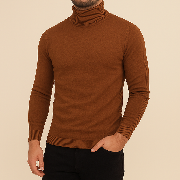 Oliver | Slim Fit Stickad Polotröja Dam för Kalla Månader 7