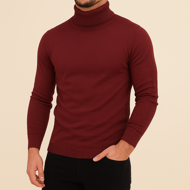 Oliver | Slim Fit Stickad Polotröja Dam för Kalla Månader 8