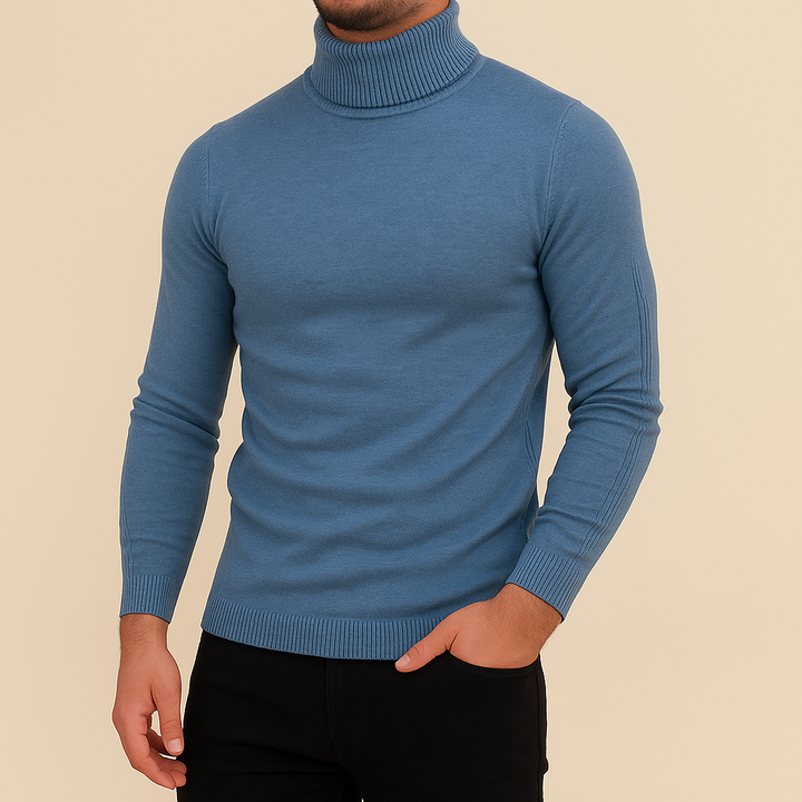 Oliver | Slim Fit Stickad Polotröja Dam för Kalla Månader 9