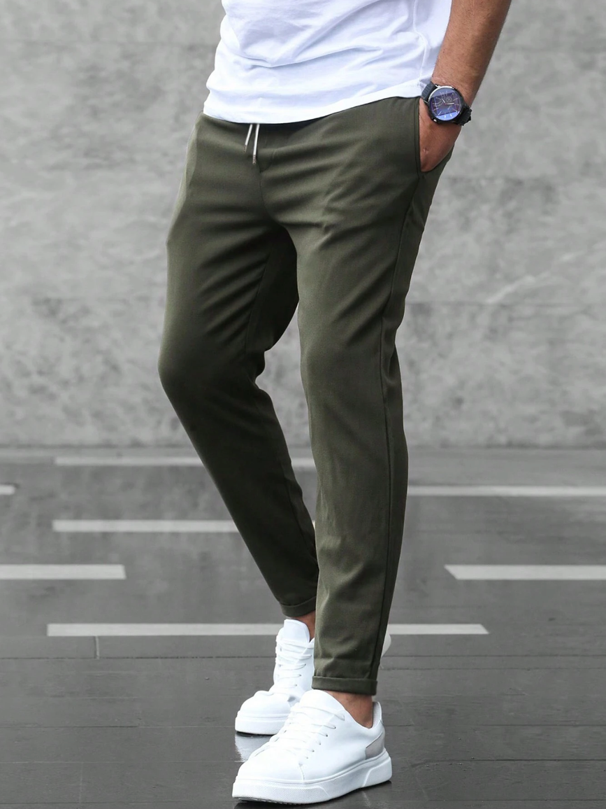 Oliver | Slim Fit Stretch Herrbyxor För Arbete Och Fritid 1