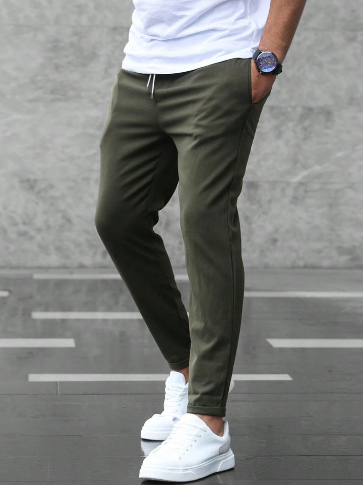 Oliver | Slim Fit Stretch Herrbyxor För Arbete Och Fritid 1