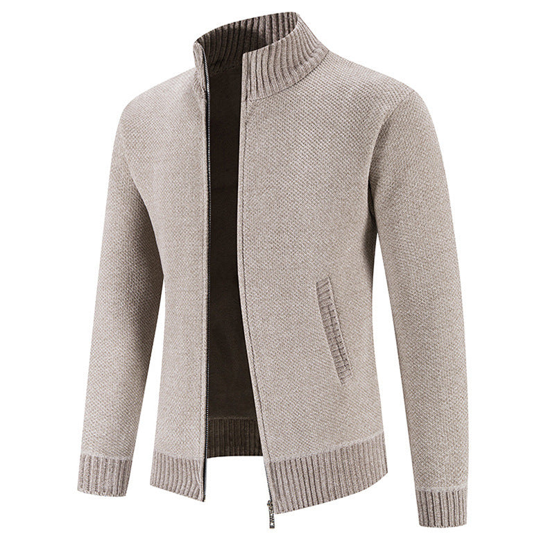 Oliver | Slim Fit Vinterkofta med Sammet Finish 0