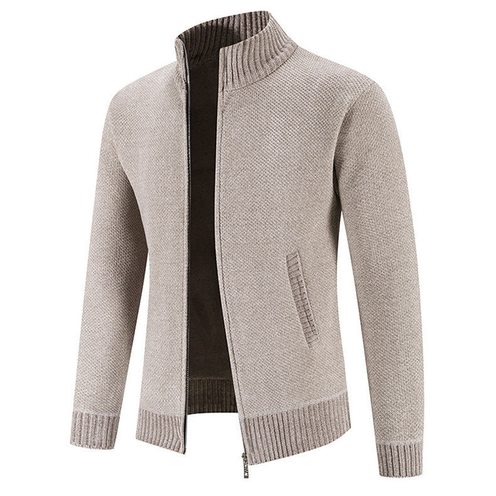Oliver | Slim Fit Vinterkofta med Sammet Finish 0