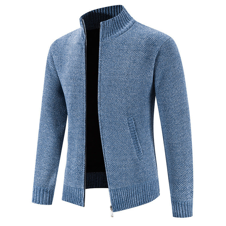 Oliver | Slim Fit Vinterkofta med Sammet Finish 2