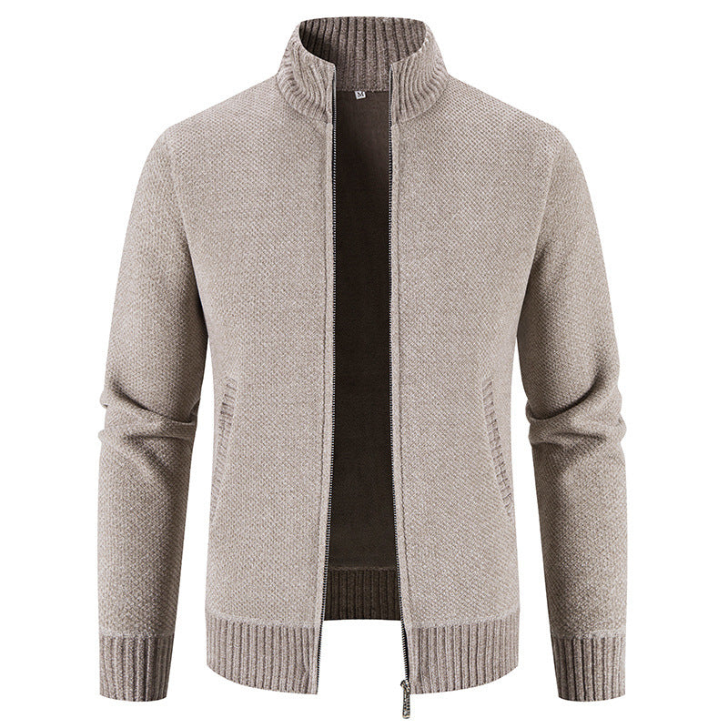 Oliver | Slim Fit Vinterkofta med Sammet Finish 4