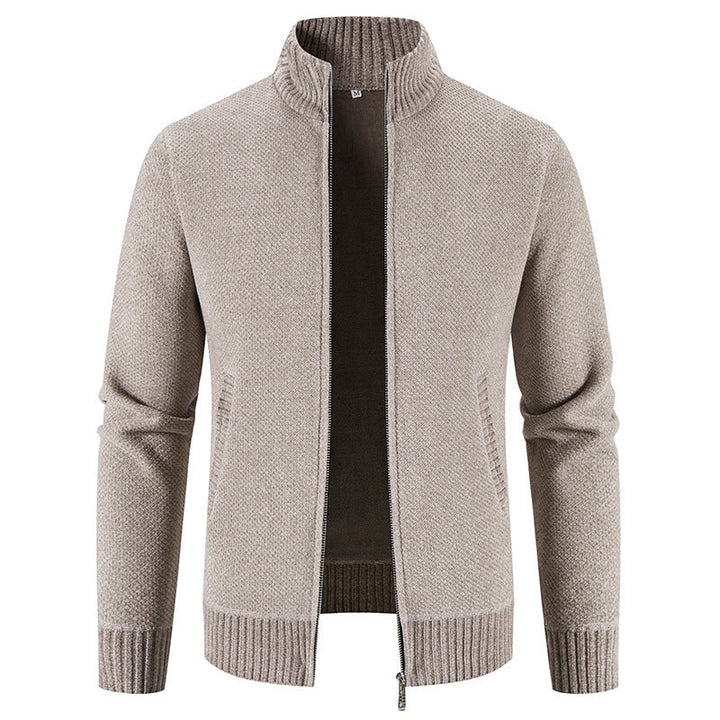 Oliver | Slim Fit Vinterkofta med Sammet Finish 4