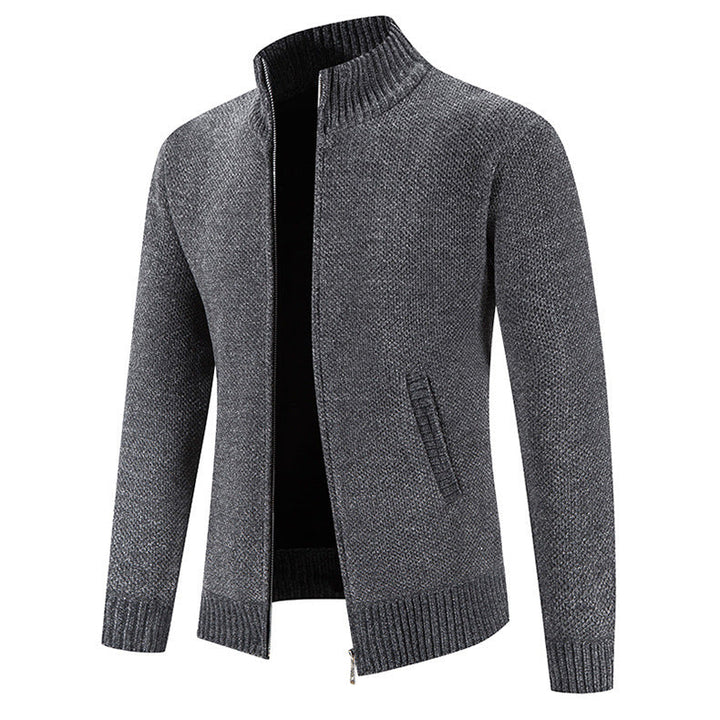 Oliver | Slim Fit Vinterkofta med Sammet Finish 6