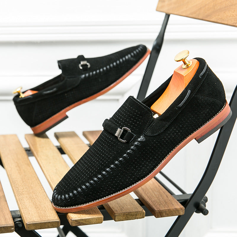 Oliver | Svarta Vadderade Loafers för Dam med Perforerad Design 5