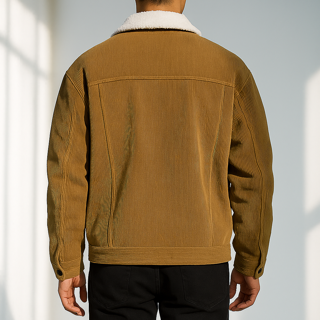 Oliver | Texturerad Fleecjacka för Kyligt Väder 5