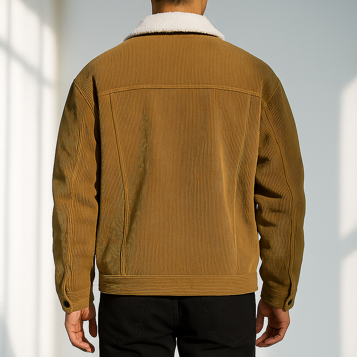 Oliver | Texturerad Fleecjacka för Kyligt Väder 5