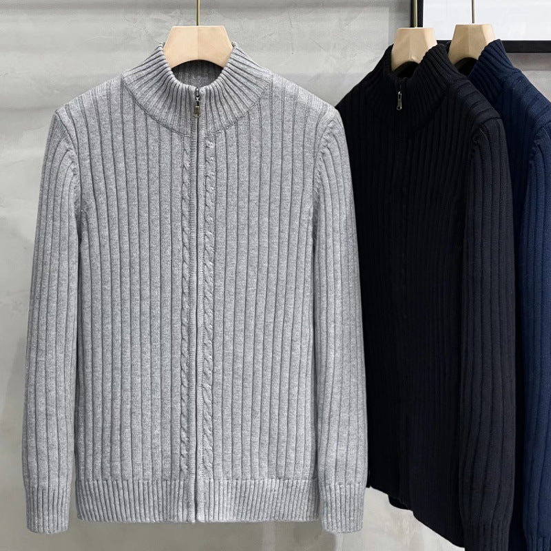 Oliver | Thick Winter Cardigan with Full Zip 2