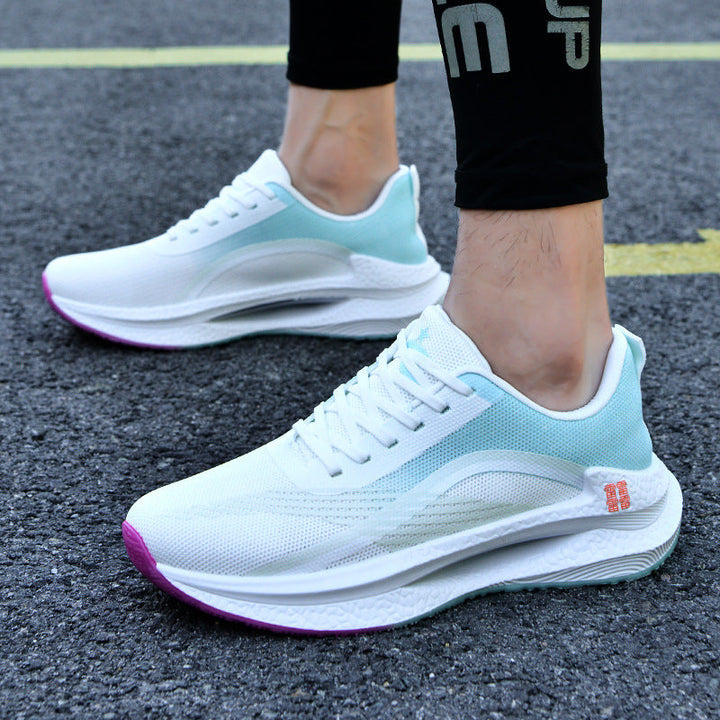 Oliver | Ventilerande Höga Sneakers Dam för Sommar med Kilklack 2