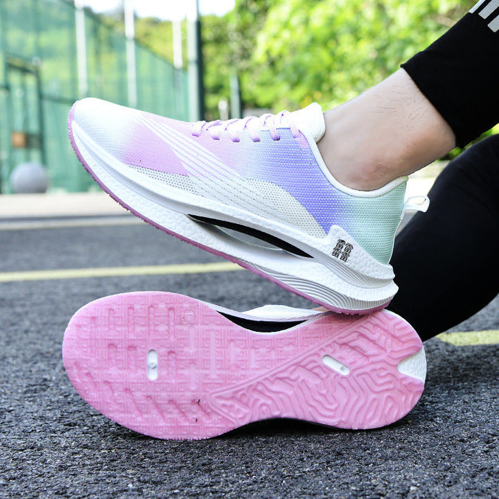 Oliver | Ventilerande Höga Sneakers Dam för Sommar med Kilklack 3