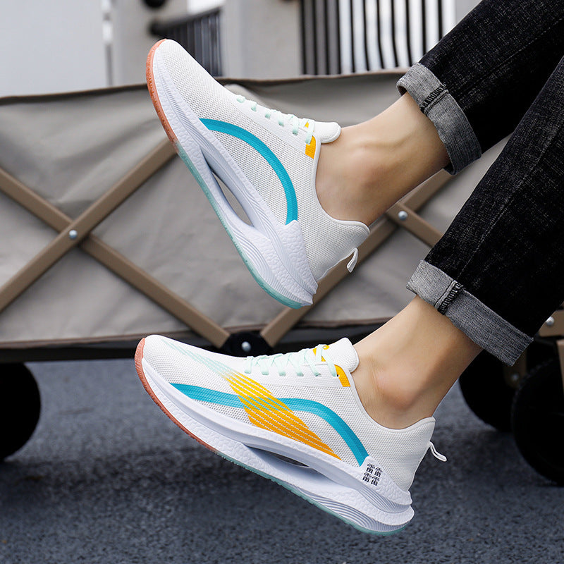 Oliver | Ventilerande Höga Sneakers Dam för Sommar med Kilklack 4