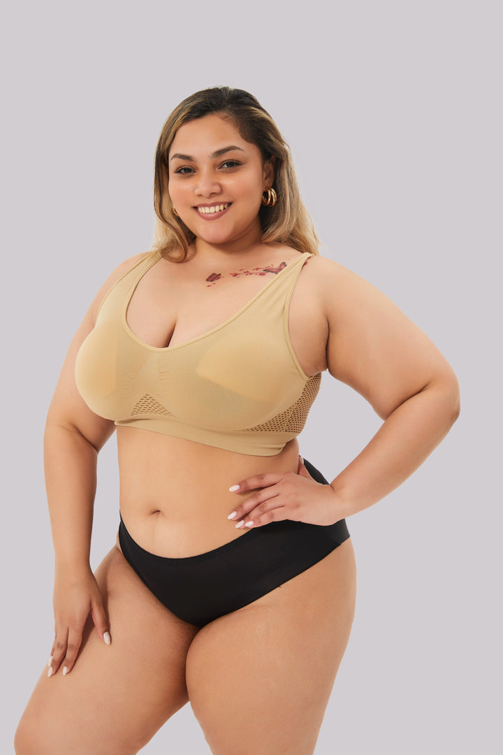 Olivia | Andningsbar Push-Up Sport-BH med Justerbara Remmar 6