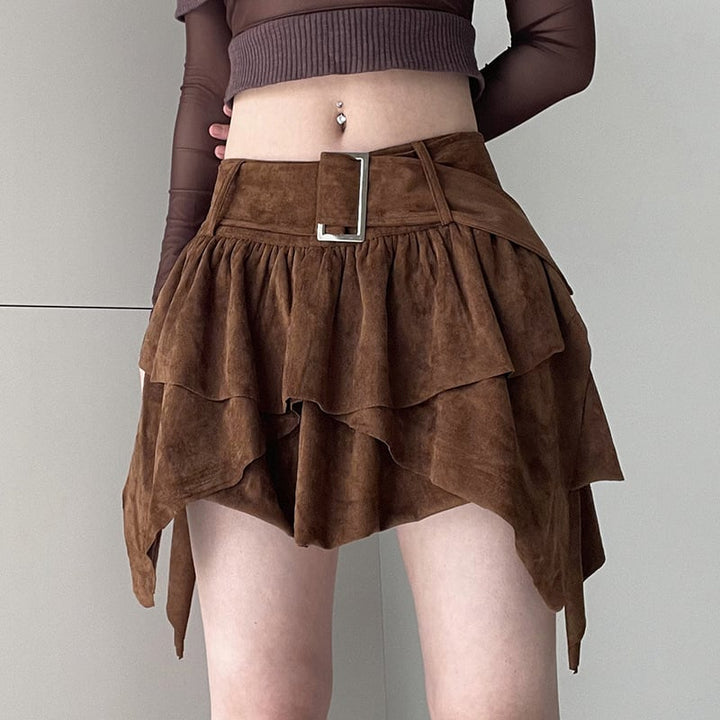 Olivia | Asymmetrisk Vårkjol med Stilren Design 0