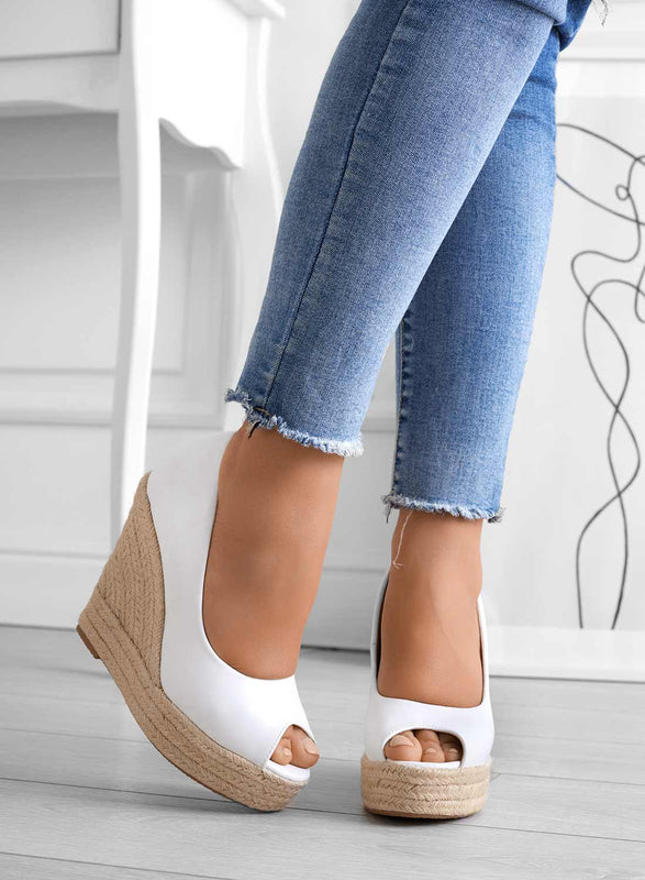 Olivia | Bekväm Öppen Tå Kilklack Sandal 2