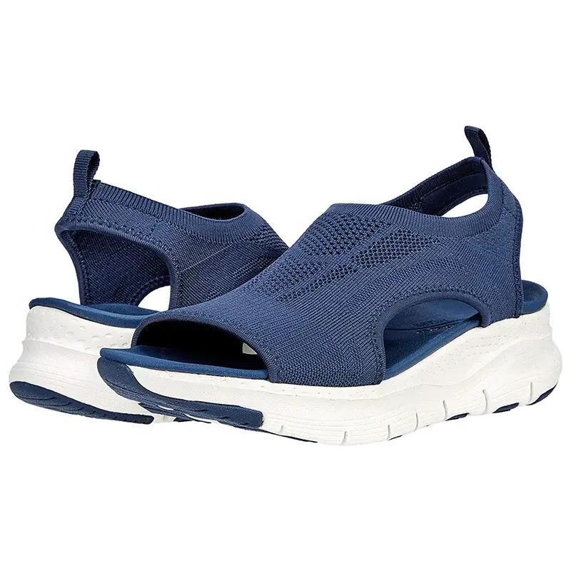 Olivia | Bekväma Slip-On Sommarsandaler med Bågstöd 0