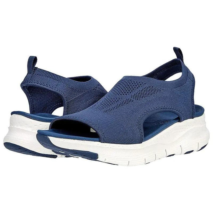Olivia | Bekväma Slip-On Sommarsandaler med Bågstöd 0