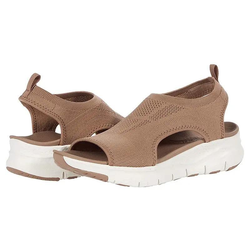 Olivia | Bekväma Slip-On Sommarsandaler med Bågstöd 3