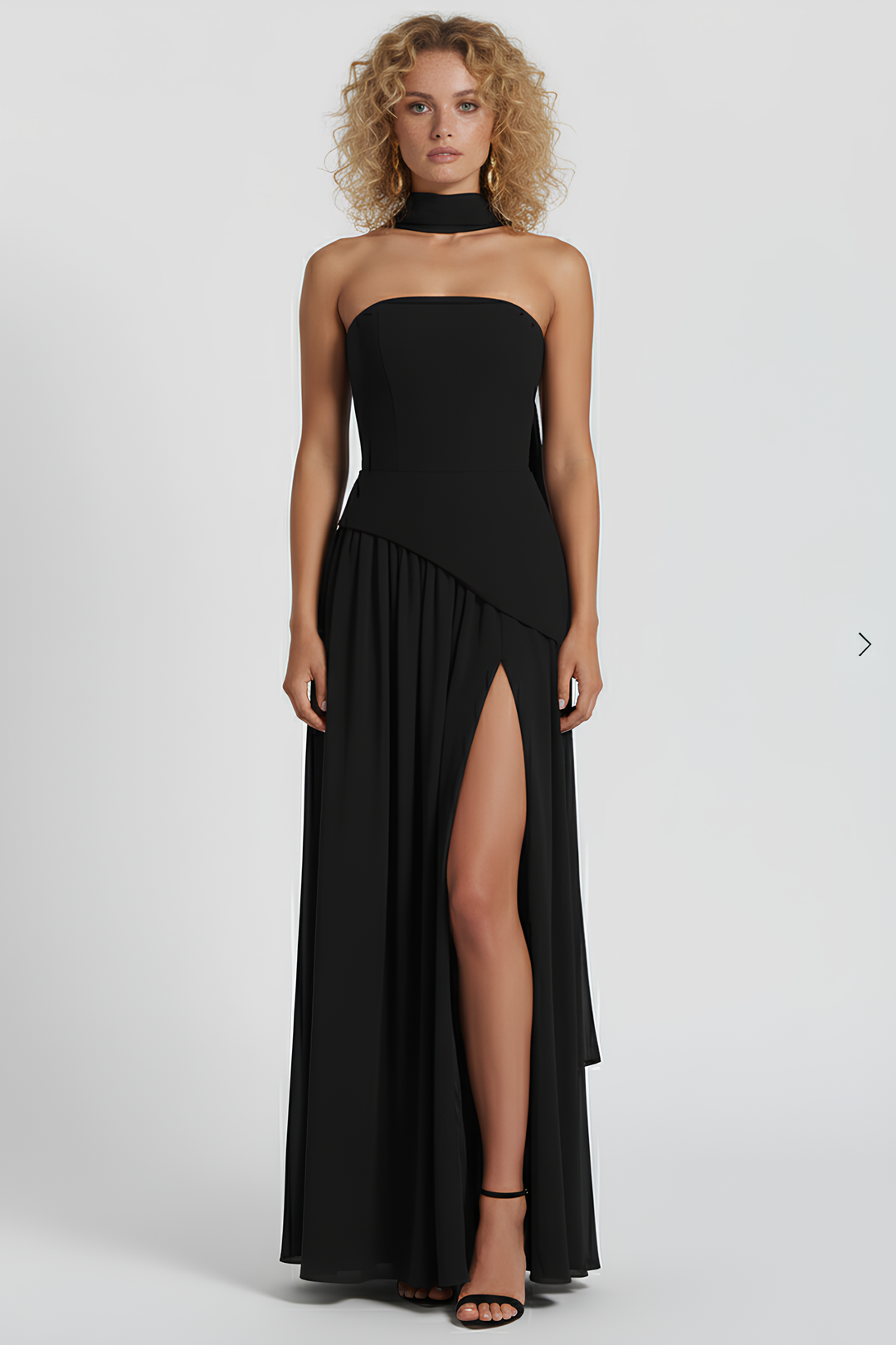 Olivia | Elegant Asymmetrisk Klänning för Damer 0