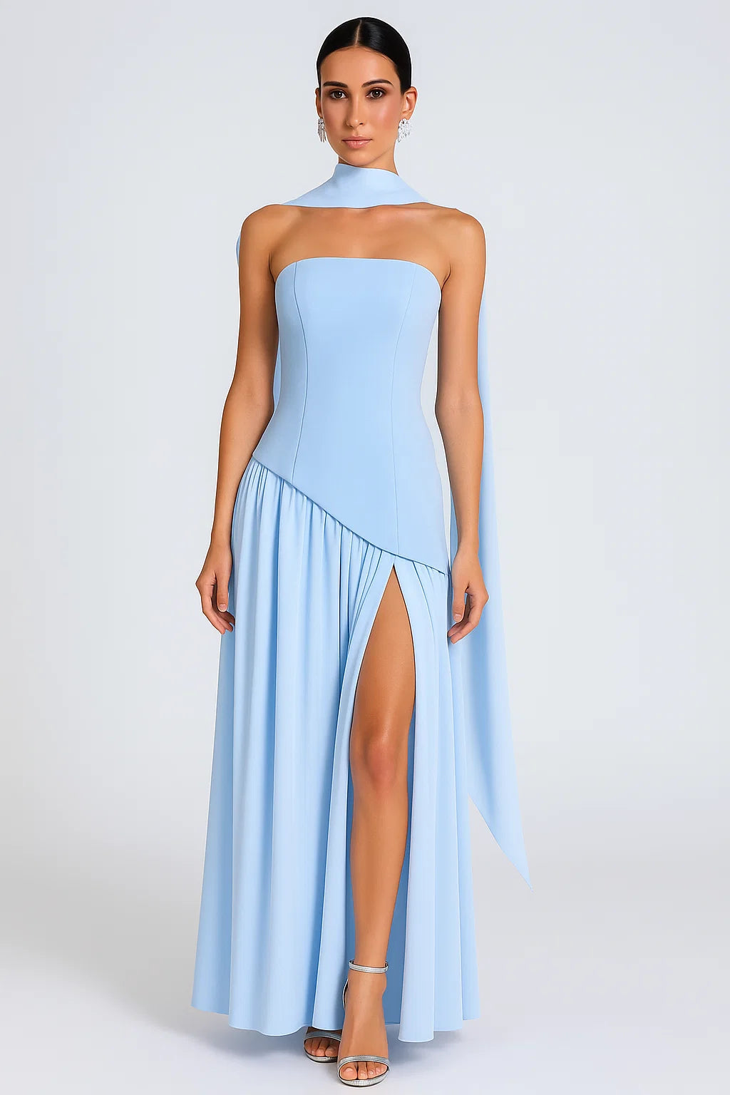 Olivia | Elegant Asymmetrisk Klänning för Damer 10