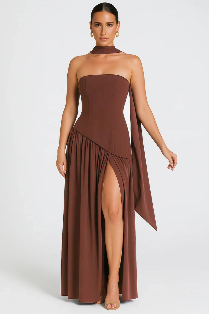 Olivia | Elegant Asymmetrisk Klänning för Damer 3
