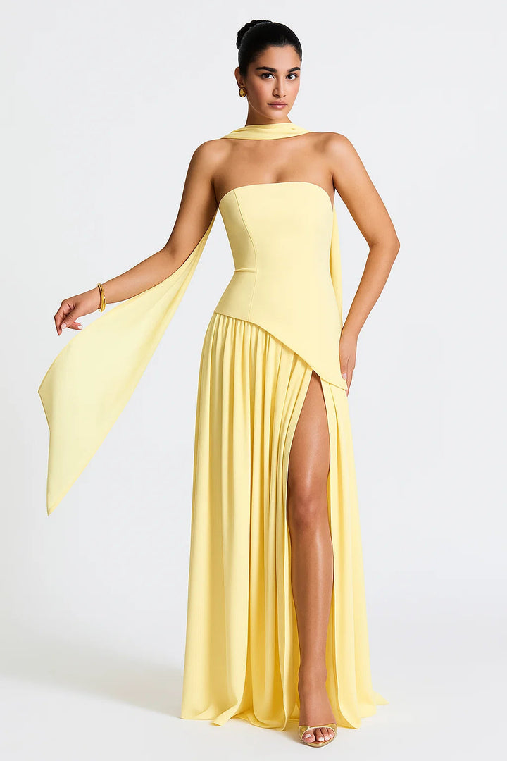 Olivia | Elegant Asymmetrisk Klänning för Damer 9