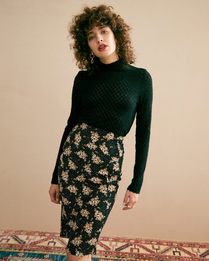 Olivia | Elegant Genomskinlig Stickad Topp 3