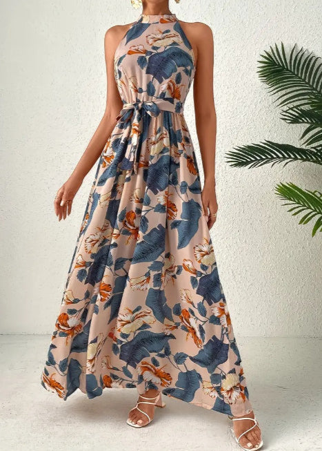 Olivia | Elegant Hög Midja Klänning för Vår och Sommar 3