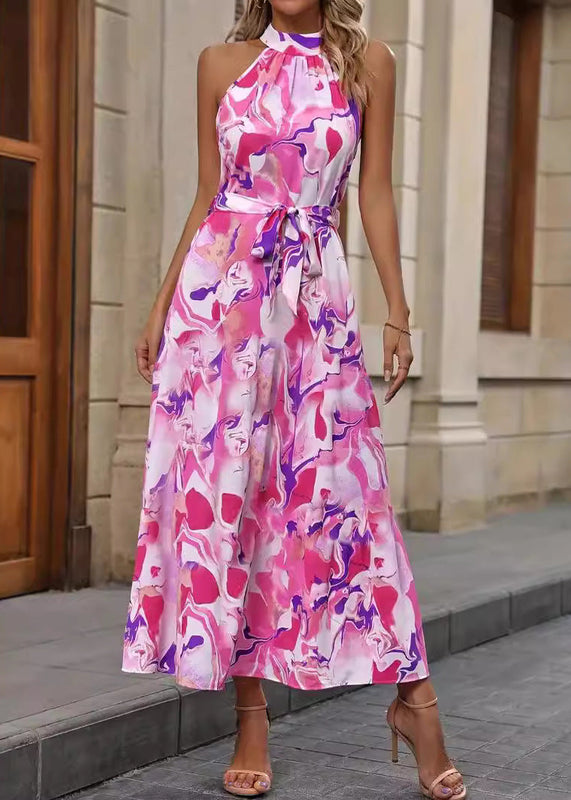 Olivia | Elegant Hög Midja Klänning för Vår och Sommar 4