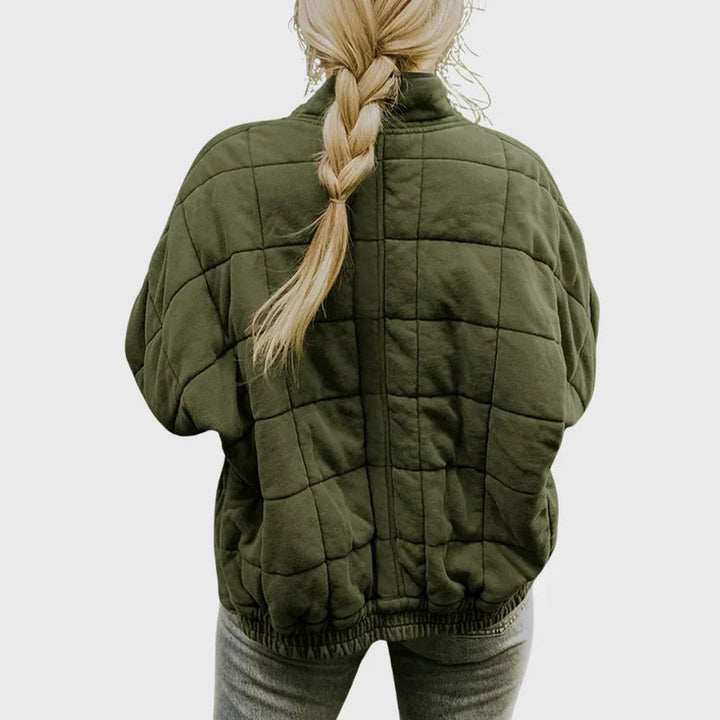 Olivia | Elegant Lång Vårjacka Dam Med Modern Design 7