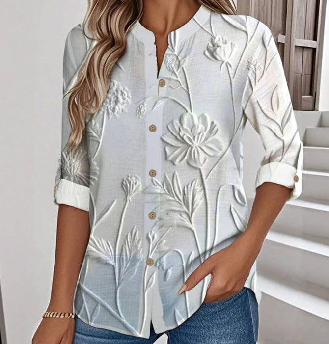 Olivia | Elegant Långärmad Höstskjorta 0