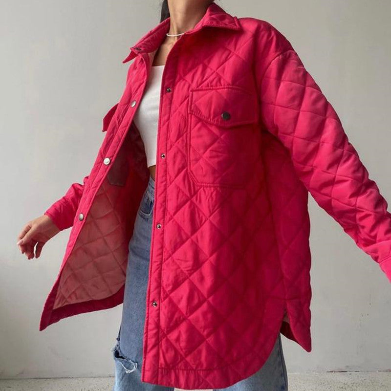 Olivia | Elegant Långärmad Kappa Med Slagkrage 4