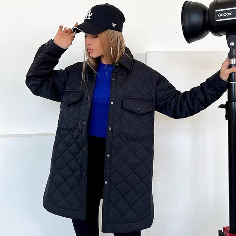 Olivia | Elegant Långärmad Kappa Med Slagkrage 9