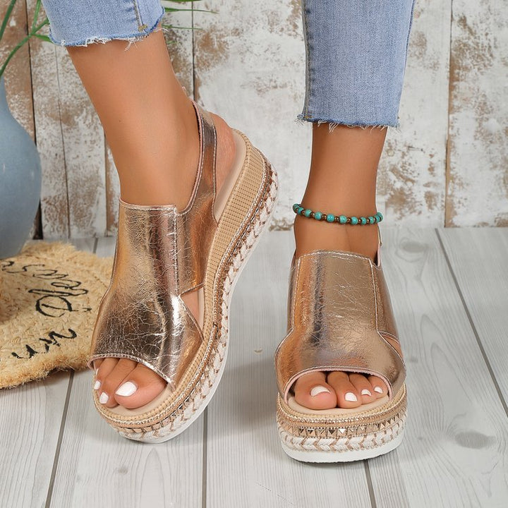 Olivia | Elegant Plus Size Platform Sandals for Spring and Summer 3