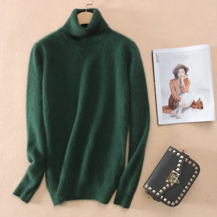 Olivia | Elegant Slim Fit Hög Halsad Tröja för Hösten 4