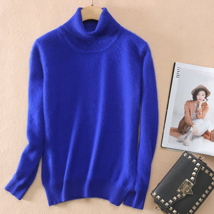 Olivia | Elegant Slim Fit Hög Halsad Tröja för Hösten 9