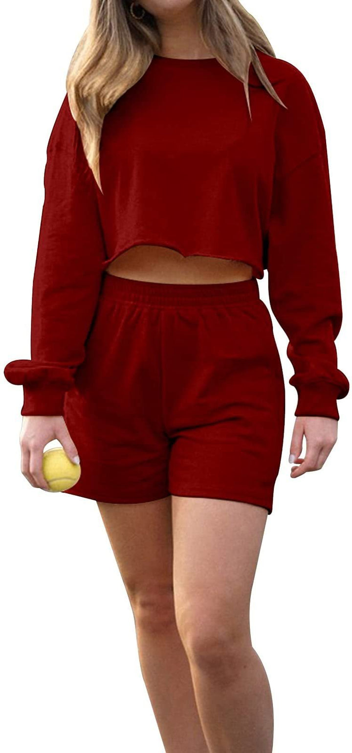Olivia | Minimalistiskt Tvådelat Set med Långärmad Tröja och Shorts 4