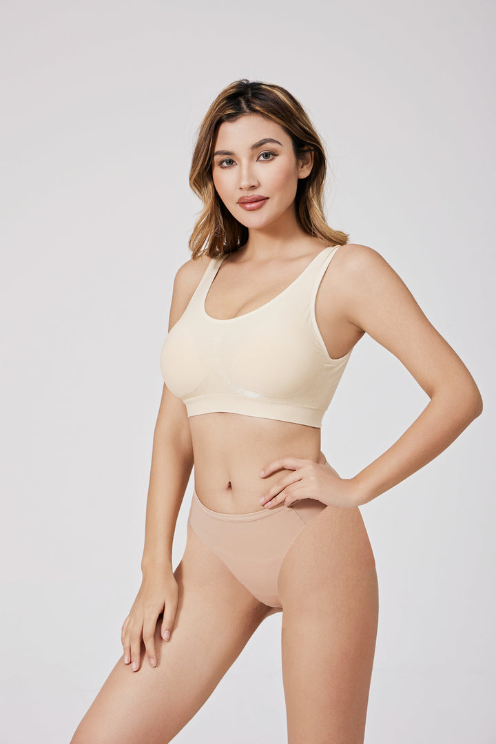 Olivia | Mjuk Vadderad BH med Flexibel Design 3