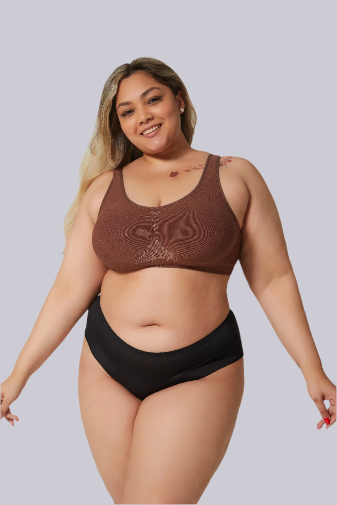 Olivia | Mjuk Vadderad BH med Flexibel Design 5
