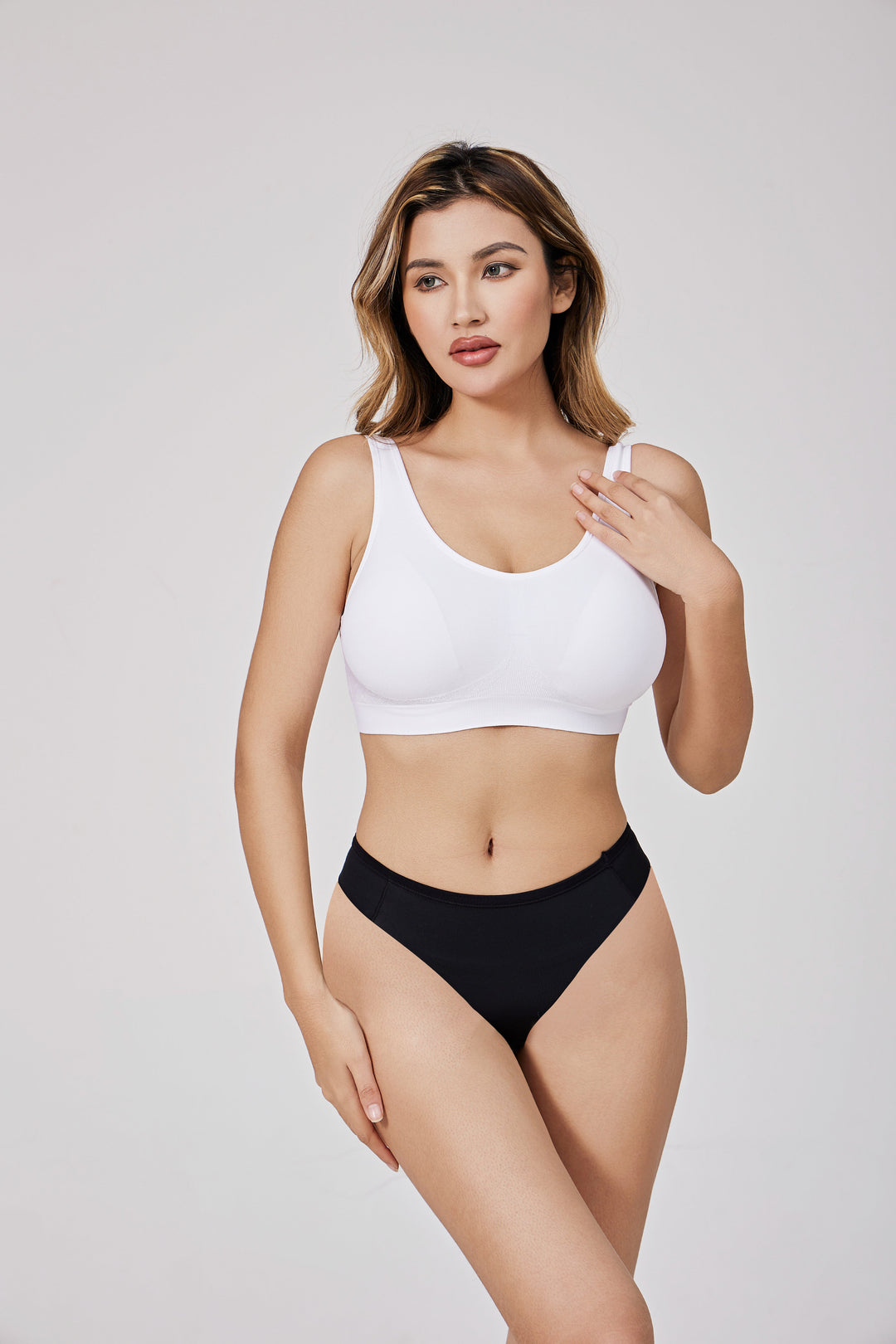 Olivia | Mjuk Vadderad BH med Flexibel Design 7