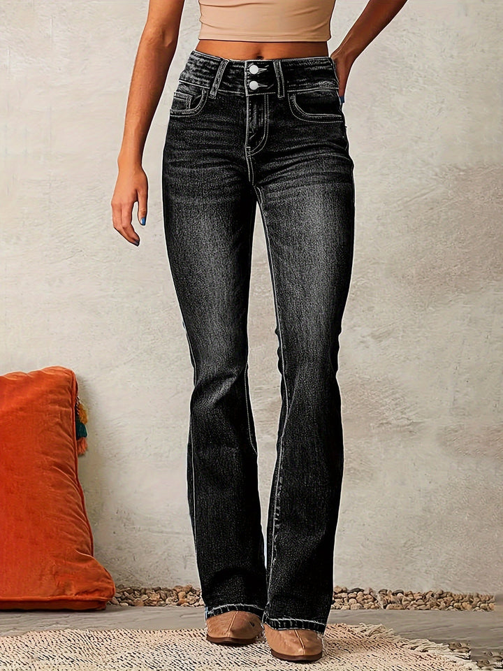 Olivia | Modern Hög Midja Skinny Jeans 1