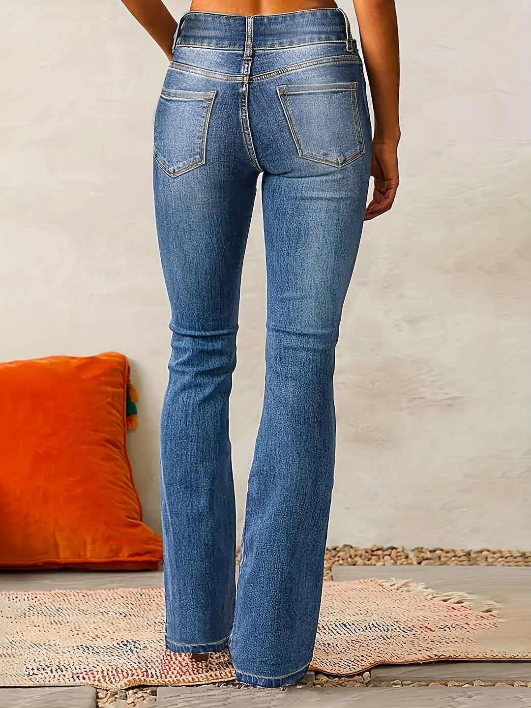 Olivia | Modern Hög Midja Skinny Jeans 3