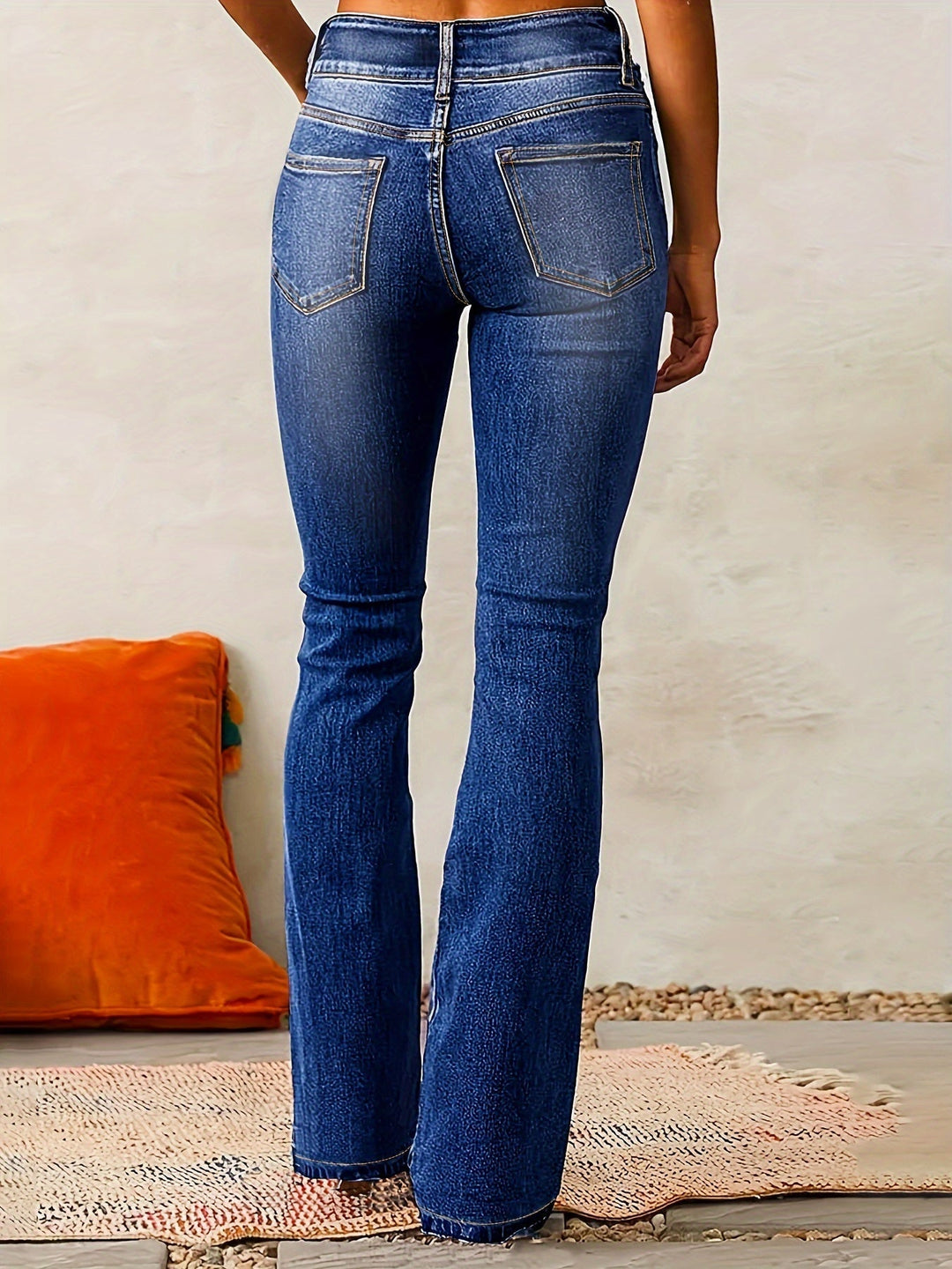 Olivia | Modern Hög Midja Skinny Jeans 4